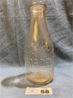 Borden's Milk Bottle - One Quart