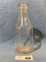 S.D Pinkerton Milk Bottle - One Quart