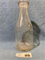 Delchester Farms Milk Bottle - One Quart