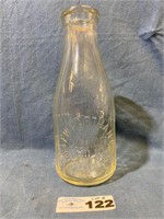 E.W Hartman Milk Bottle - One Quart