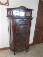 Bow Front China Cabinet