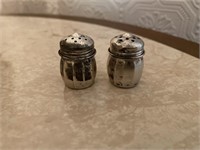Vintage Sterling Silver Miniature Salt/Pepper