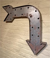 Industrial Arrow Sign