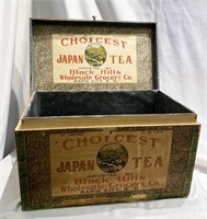 Victorian Tea Transport Box Japan Early Advertisin