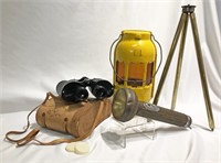 Collection Binoculars Marine Lantern etc