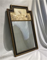 Art Deco Mirror with Pressed Butterflies & Dried F