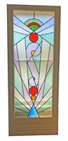 Art Deco Stained Glass Door