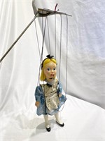 Alice in Wonderland & Horse Marionette String Pupp