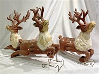 Mid Century Paper Mache Reindeer
