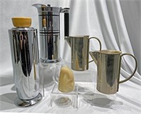 Art Deco M Bowman Skyscraper Cocktail Shaker etc