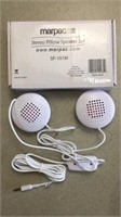 2 pairs of NEW Marpac stereo pillow speakers