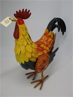 Folk Art Metal Chicken