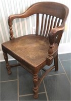 Vintage wooden arm chair