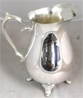 Silver plated pitcher