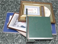 Assorted picture frames & paper cutter