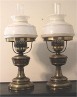 Pair matching lamps - 19" tall
