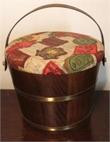 Wood covered bucket