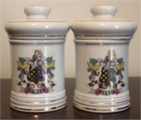 Pair apothecary jars