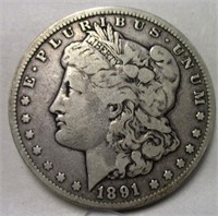 1891 - CC MORGAN DOLLAR