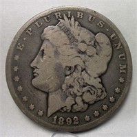 1892 - CC MORGAN DOLLAR