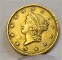 1851 TYPE 1 LIBERTY HEAD GOLD DOLLAR