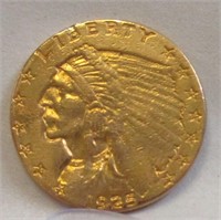 1925-D 2.50 DOLLAR GOLD INDIAN