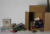 Entire box of beaded jewelry necklaces, bracelets,