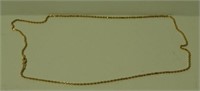 Marked 14kt yellow gold 16” ladies necklace