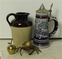 Avon stein, vintage style stoneware pitcher