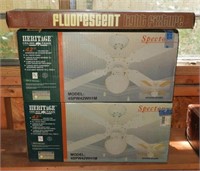 (2) Heritage Spector 42” ceiling fans in