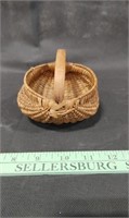Early miniature Basket with Bentwood Handle