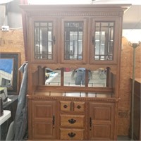 Oak China cabinet