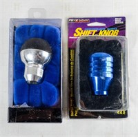 (2) BRAND NEW UNIVERSAL SHIFTER KNOBS