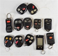 (12) CAR & TRUCK VEHICLE KEY FOBS STARTERS LOT