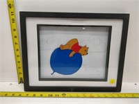 winnie the pooh cel hand painted by local artist