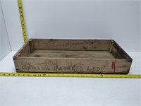 canada packers wood crate