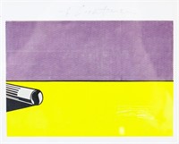 American Lithograph on Paper Signed R Lichtenstein