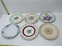 lot of 6 antique plates