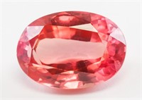 13.00ct Oval Cut Natural Padparadscha Sapphire GGL