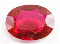 30.95ct Oval Cut Blood Red Natural Ruby GGL