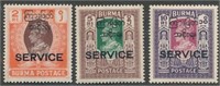 BURMA #O54 & #O55 MINT VF H