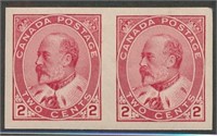 CANADA #90A PAIR MINT FINE-VF HR