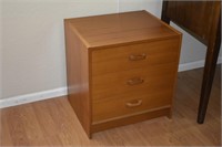 MCM 3 Drawer Night Stand / Side Table