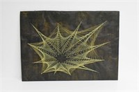 Vintage Abstract Nail String Art - 20" x 28"