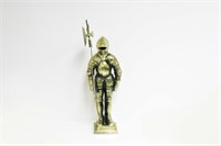 24" Medieval Knight in Armor with Axe Statue