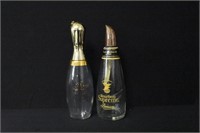 Beam's Pin Bottle & Bourbon Supreme Bottle