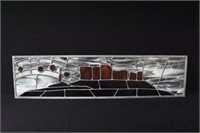 Stained Glass Window Panel - 41 5/8" x 10 1/4"