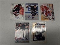 LOT (5) ASSORTED HOCKEY CARDS