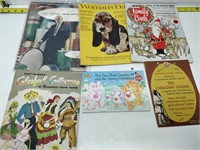vintage books/magazines: care bears, etc.