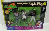 michael jordon space jam triple play figurines